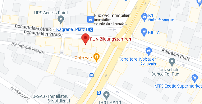 Ausschnitt aus dem Wiener Stadtplan